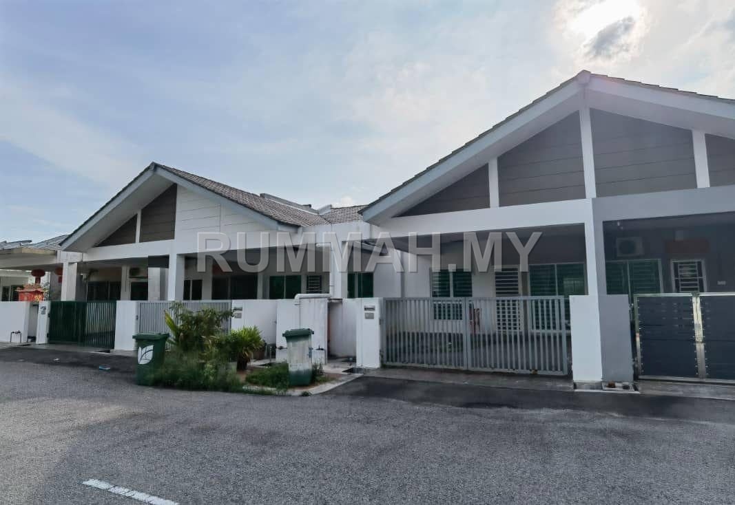 house in Valdor, Penang for sale - Hijauan Valdor Single Storey Terrace House Valdor Freehold Sale