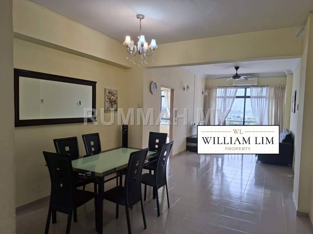 3-bedroom condo in Batu Uban, Penang for rent - Cheapest ! Sunny Ville Full Furnished&Reno Usm Batu Uban Gelugor 