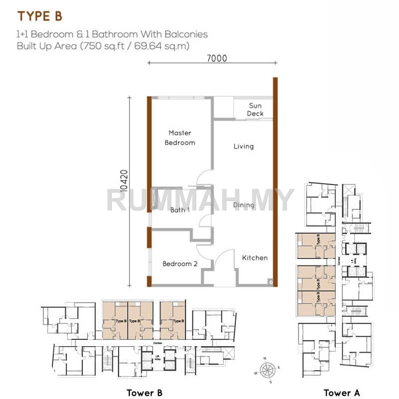 condo in Butterworth, Penang — photo 2