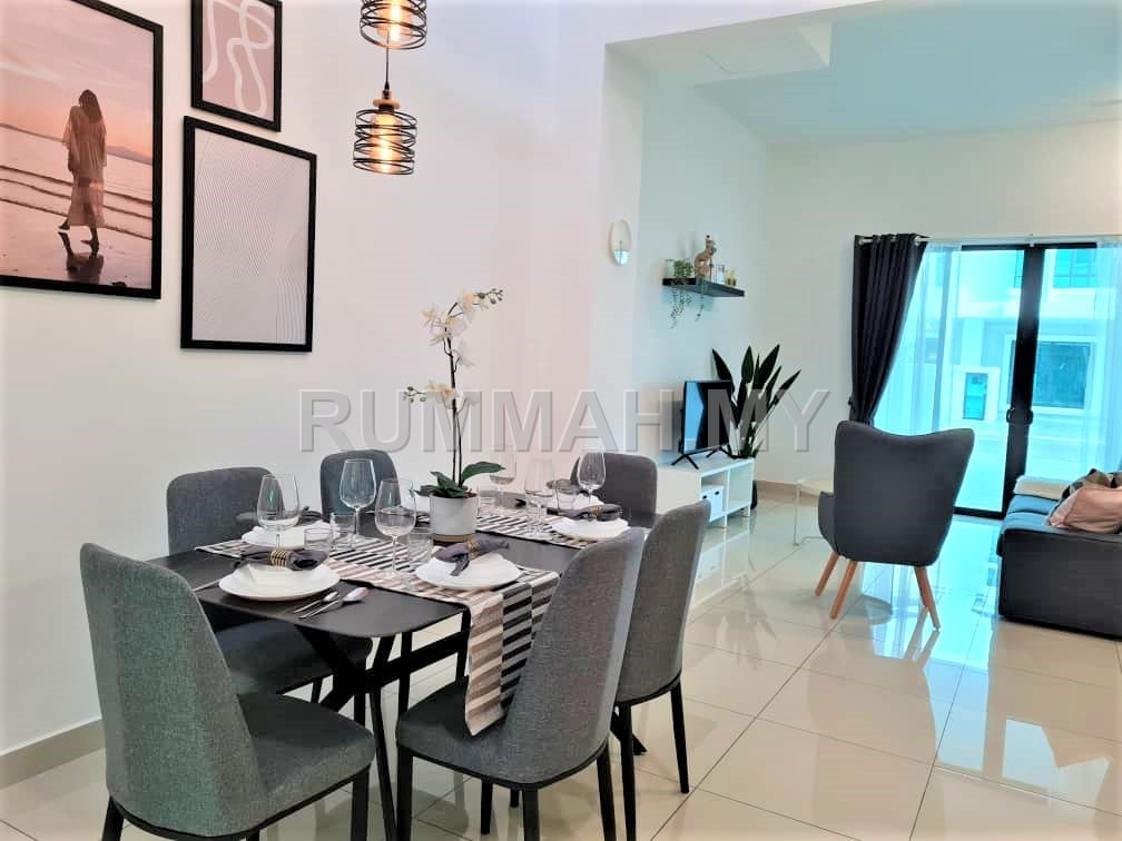 4-bedroom house in Batu Kawan, Penang for rent - Ashton Ecoworld Eco Horizon 2 Storey Furnish Batu Kawan For Rent 