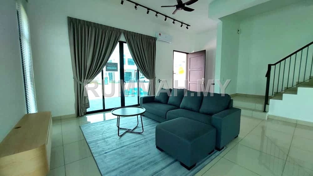 4-bedroom house in Batu Kawan, Penang for rent - Ashton Eco Horizon Ecoworld Batu Kawan Terrace Corner Furnish Reno