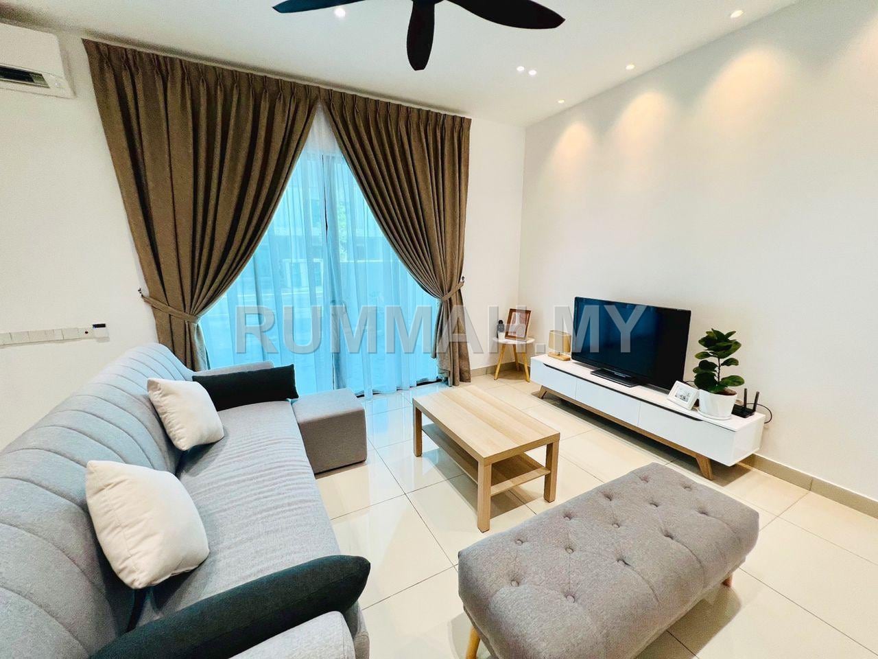 4-bedroom house in Batu Kawan, Penang for rent - Ashton Ecoworld Eco Horizon Terrace House Furnish Reno Guarded Batu Kawan 