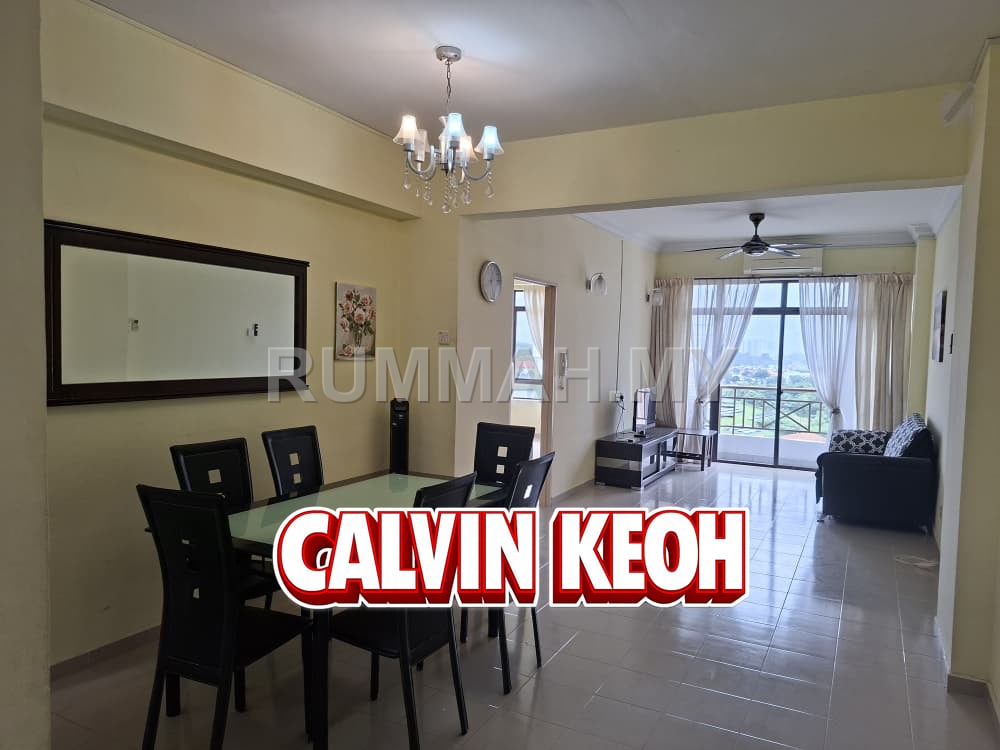 3-bedroom condo in Batu Uban, Penang for sale - Sunny Ville Fully Furnished Renovated 1 Car Park 1000sqft Batu Uban