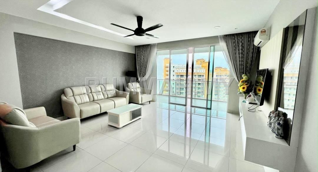 4-bedroom condo in Bayan Lepas, Penang for rent - Summerton Fully Furnished High Floor Nice Unit