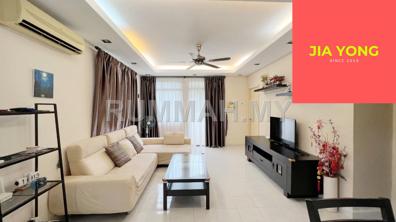 3-bedroom condo in Air Itam, Penang for sale - 2 Carparks asia heights apartment farlim freehold