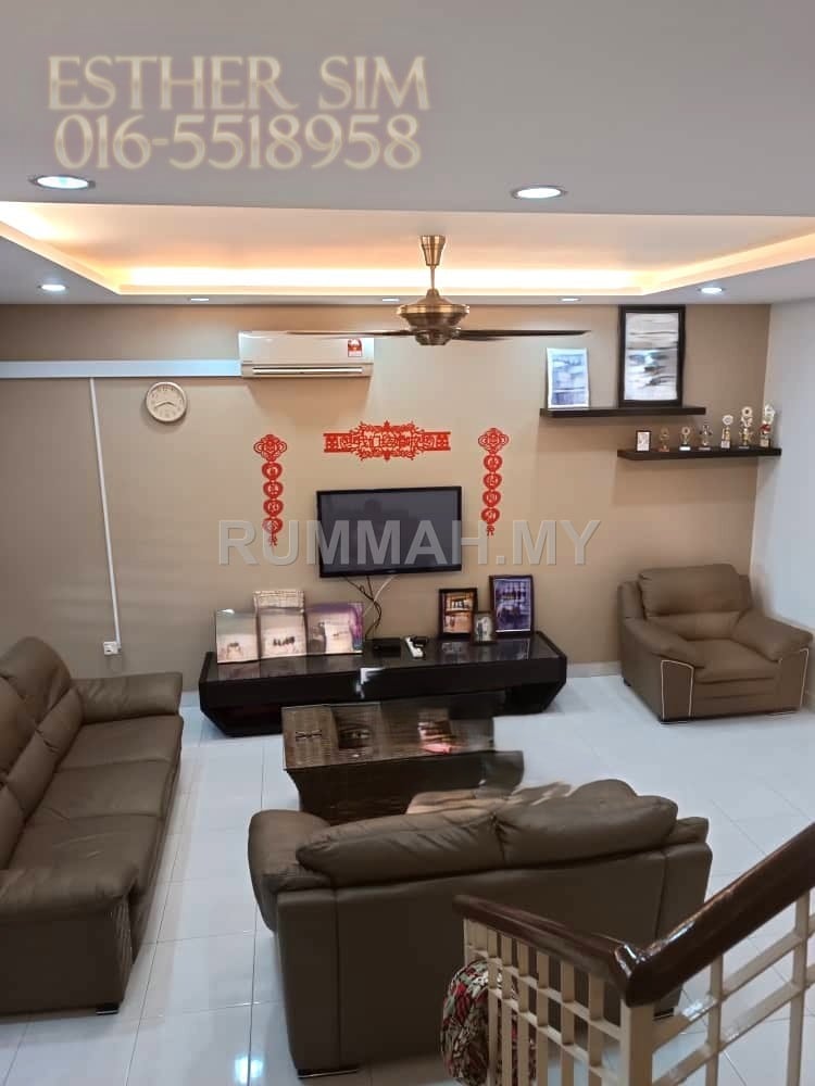 4-bedroom house in Simpang Ampat, Penang for sale - [RENOVATED] 2-Sty Terrace Bandar Tasek Mutiara , Near International SChool, Local School, Mall, Market and Highway