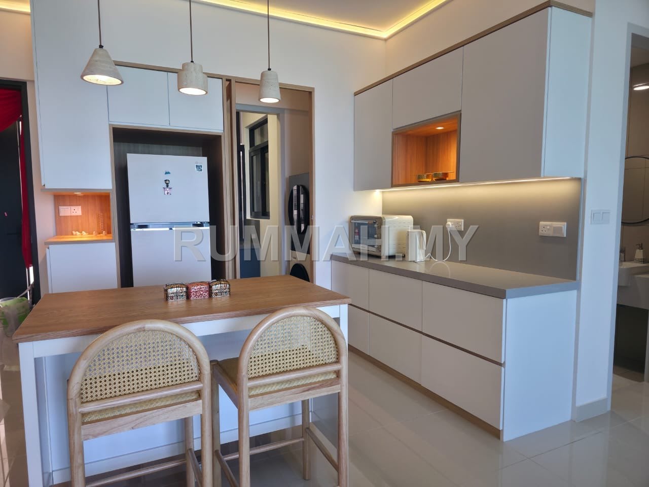 2-bedroom condo in Gelugor, Penang for rent - The Light, Mezzo | Renovated