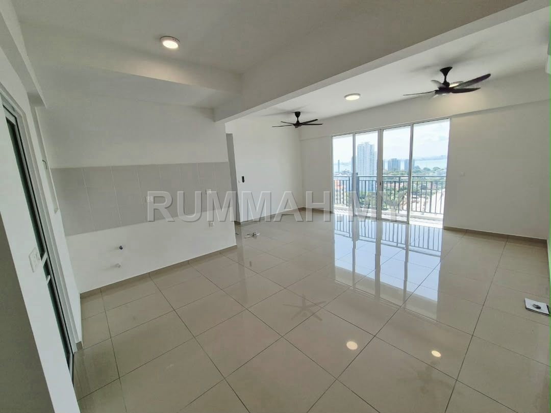3-bedroom condo in Gelugor, Penang for rent - Ideal Residency Basic Reno 2 Car Park