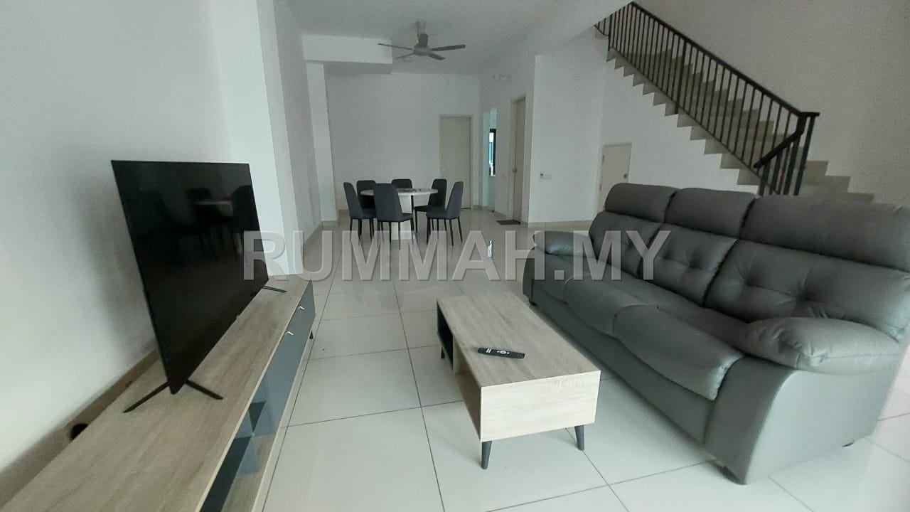 4-bedroom house in Batu Kawan, Penang for rent - Ashton Ecoworld Eco Horizon Terrace 2 Storey House Batu Kawan Furnish 