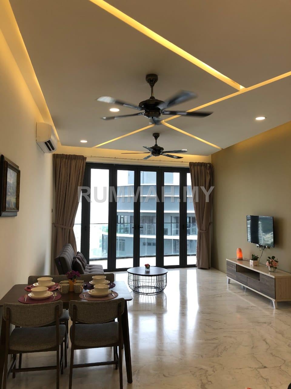 3-bedroom condo in George Town, Penang for rent - ArteS Bukit Jambir 