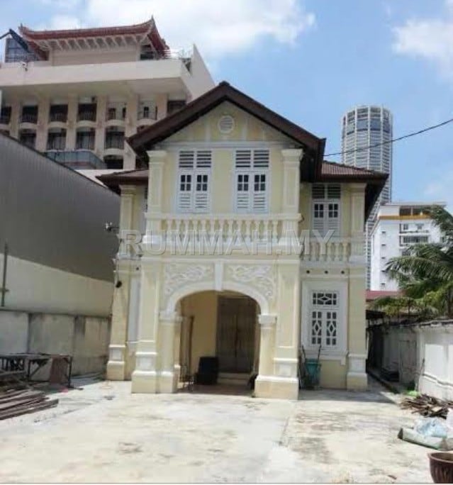 commercial in George Town, Penang for sale - Heritage 2 Storey Bungalow Georgetown City Centre For Sale 