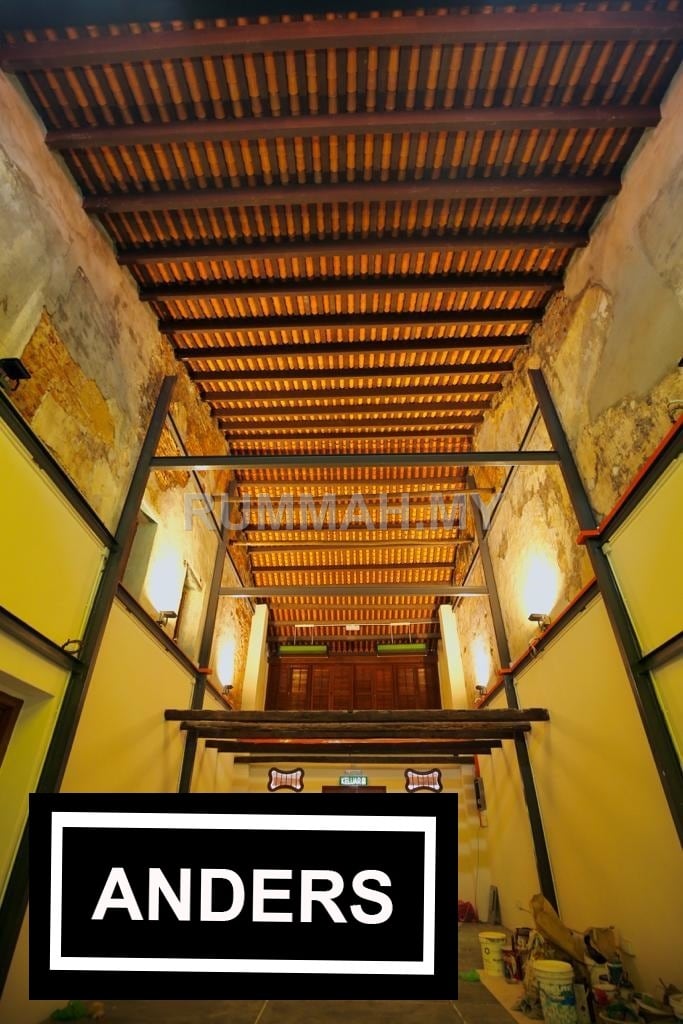 commercial in George Town, Penang for sale - Core Zone Heritage 2 & 3 Storey Shop House 2 Units Georgetown For Sale