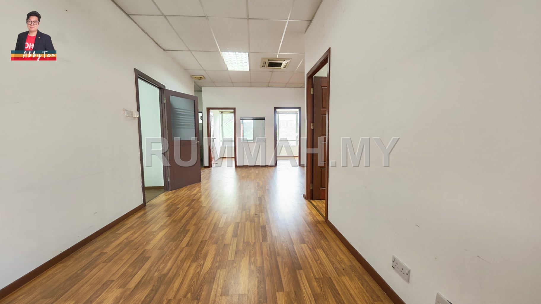 4-bedroom commercial in Kota Kinabalu, Sabah for rent - BSA Kolombong | 1st Floor Office | 4 Partition Rooms