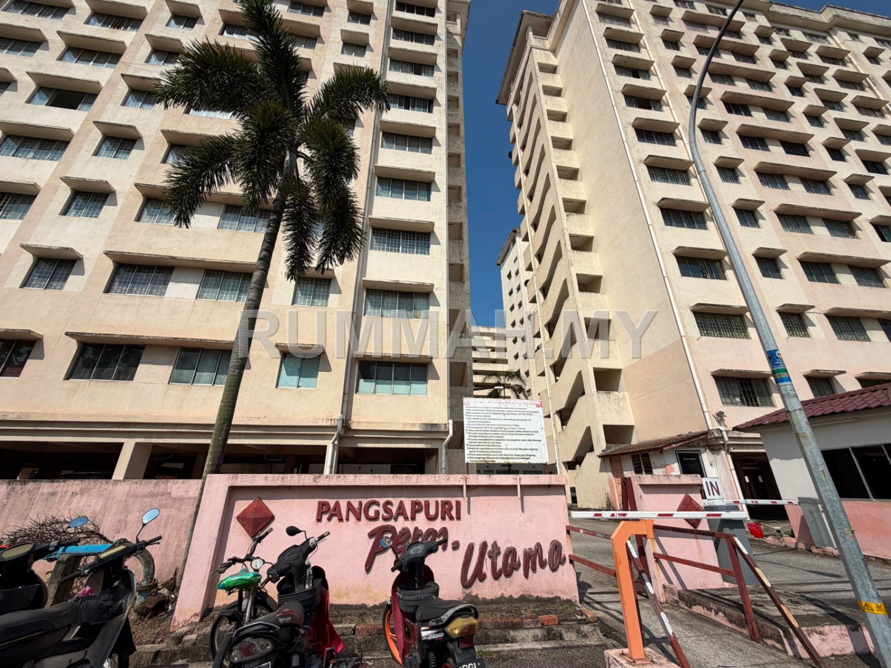 3-bedroom condo in Perai, Penang for rent - Pangsapuri Prai Utama Apartment Perai chai leng park 
