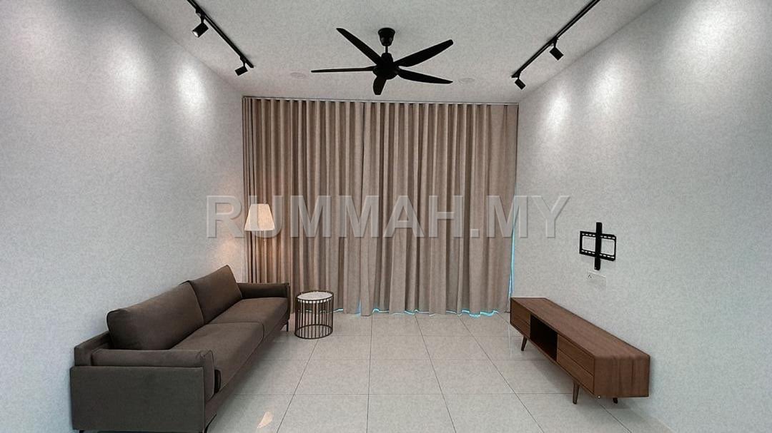 2-bedroom condo in Bayan Lepas, Penang for rent - Queens Condo for Rent @ Queens Residence, Queensbay | Fully Furnished