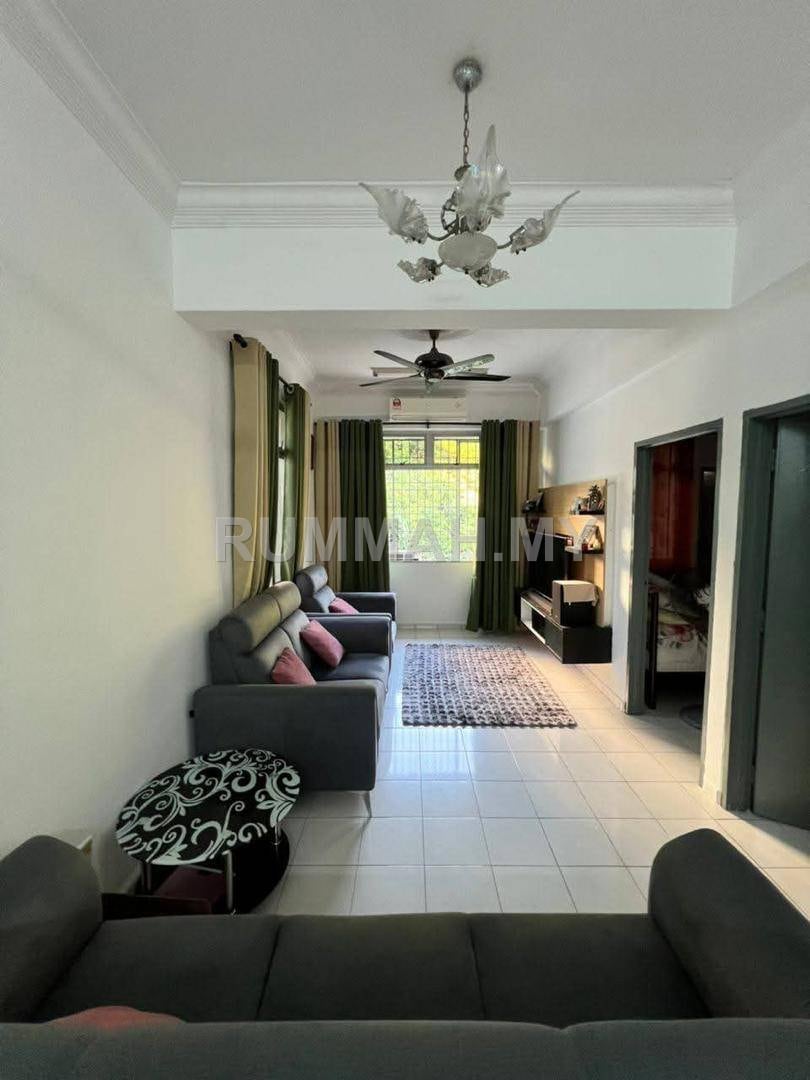 3-bedroom condo in Paya Terubong, Penang for sale - Taman Paya Perubong, Paya Terubong | Fully Furnished | 860sqft | RM320K