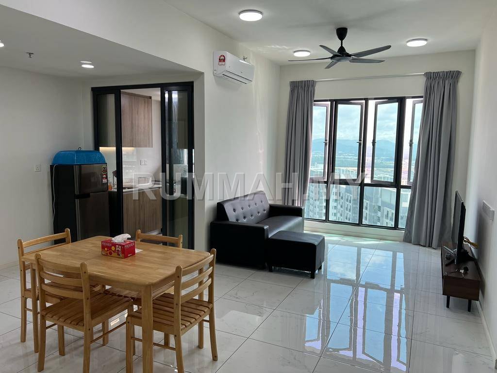 3-bedroom condo in Batu Kawan, Penang for rent - [3 Carparks] Suasana Condo | Batu Kawan | Fully Furnished