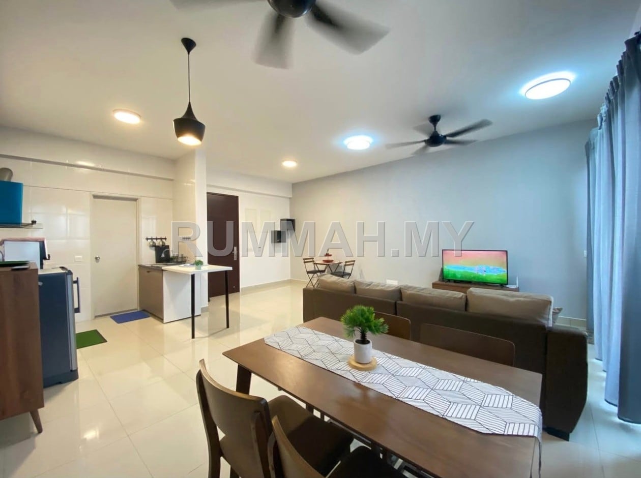 3-bedroom condo in Simpang Ampat, Penang for rent - Eco Bloom, Simpang Ampat | Fully Furnished