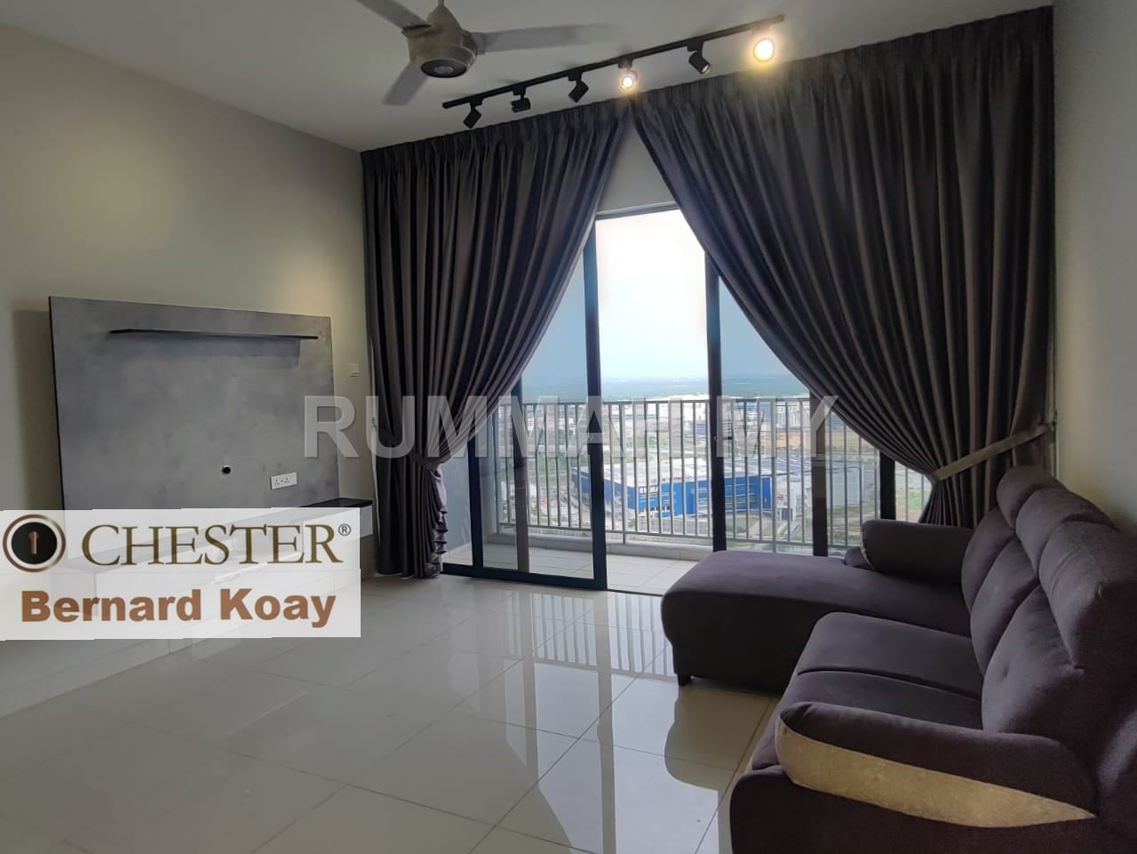 3-bedroom condo in Batu Kawan, Penang for rent - Vertu Resort 1070sqft 2CP fully furnished high floor batu kawan brand new 