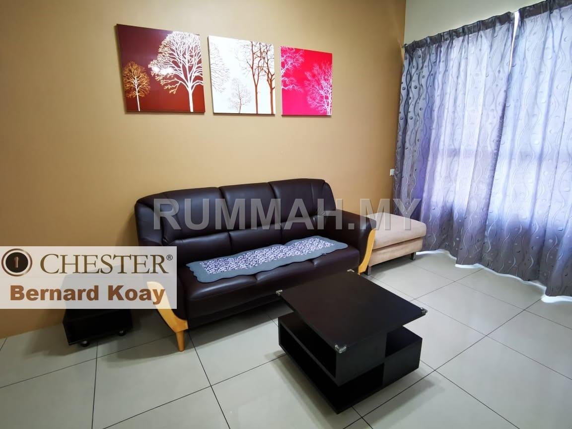 3-bedroom condo in George Town, Penang for rent - Birch Regency time square 950sqft 2 bedroom type Georgetown furnished