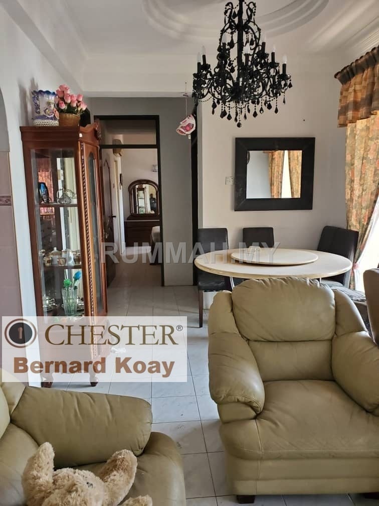 3-bedroom condo in Sungai Ara, Penang for sale - Acres Ville apartment Sungai Ara 700sqft 1CP fully renovated partly furnished
