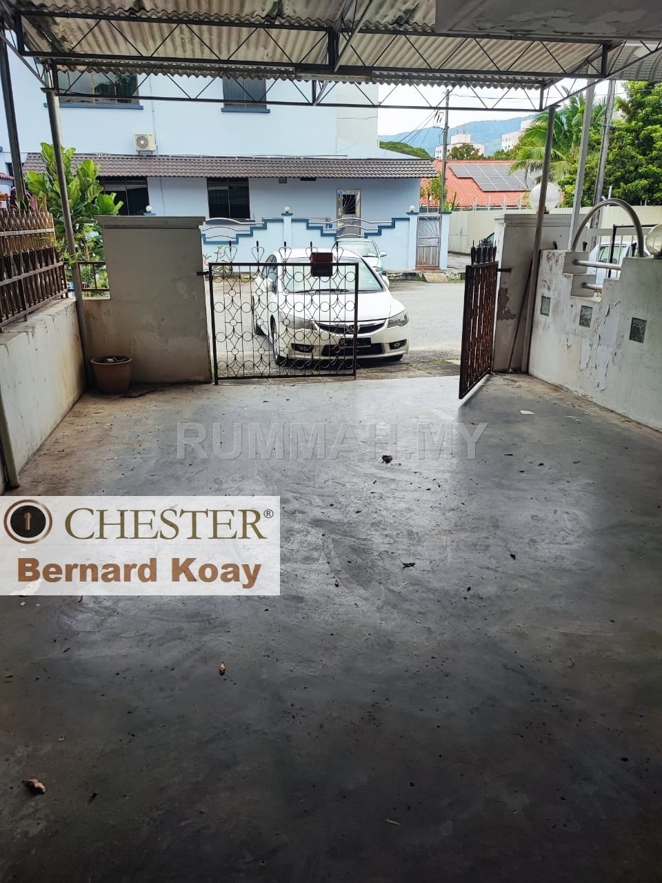 3-bedroom house in George Town, Penang for sale - 2 storey terrace old house concrete flooring Georgetown