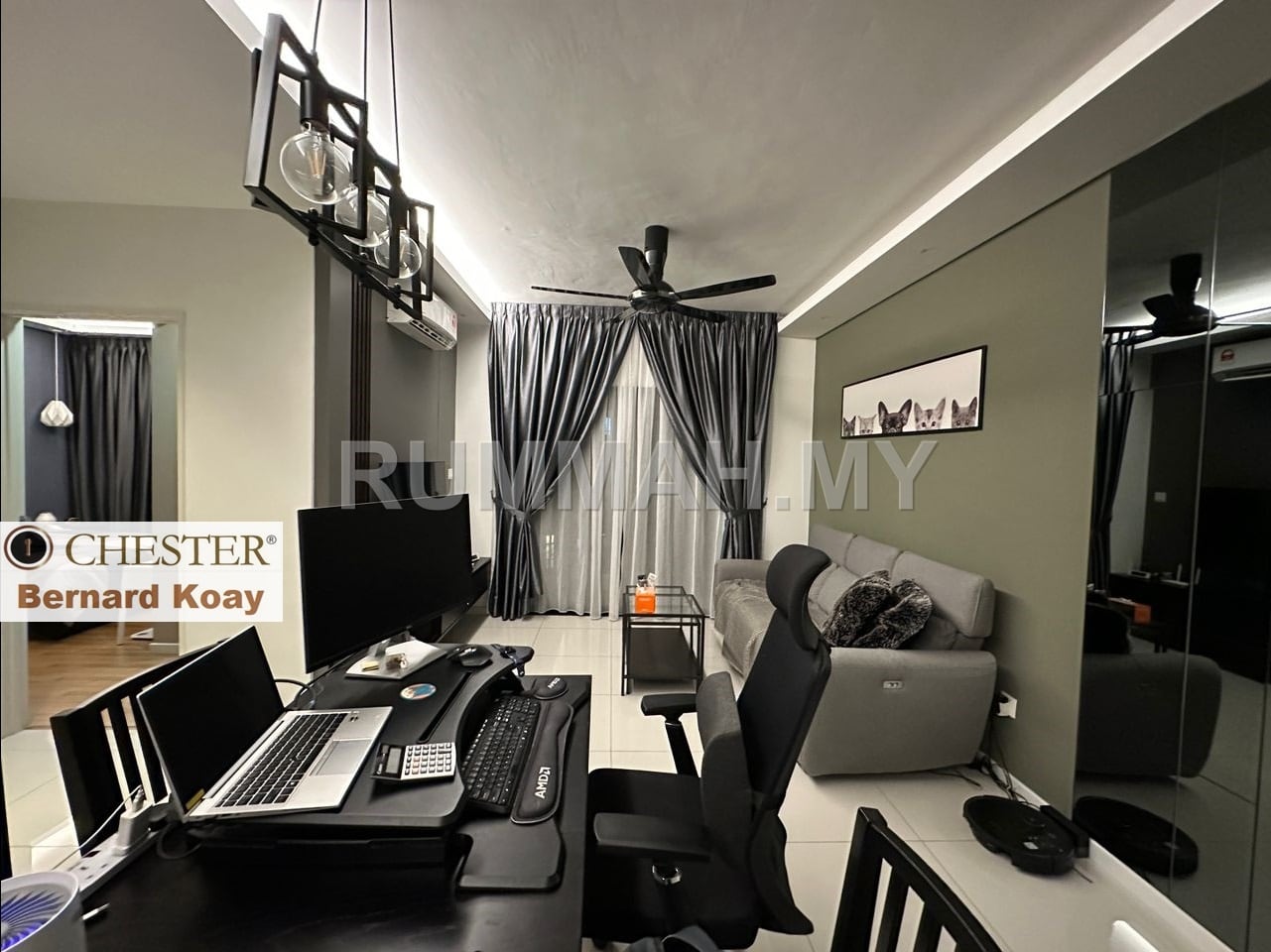 3-bedroom condo in Tanjung Tokong, Penang for sale - Tri Pinnacle Tanjong tokong 800sqft fully renovated n fully furnished Move in condition sell with tenancy