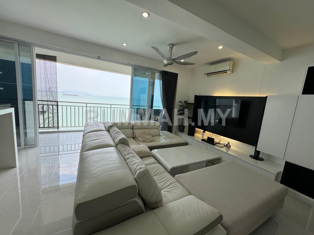 4-bedroom condo in Jelutong, Penang for rent - Summer Place Condominium Jelutong Full Seaview Corner Unit For Rent RM3000 槟城日落洞 Summer Place 全海景角头公寓出租 RM3000/月