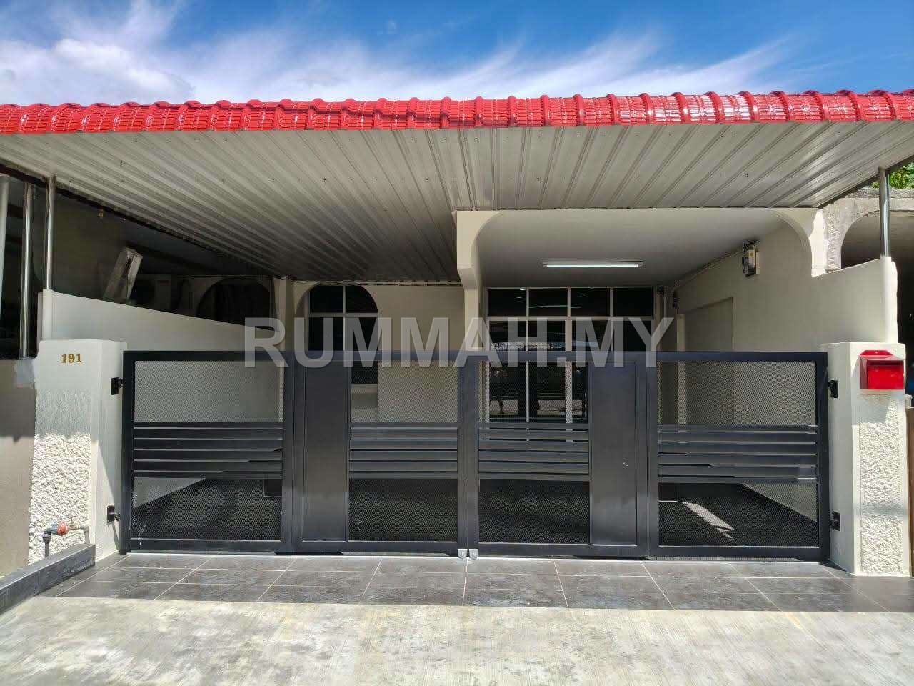 3-bedroom house in Bukit Mertajam, Penang for sale - Fully Renovation Single Storey Taman Perwira For Sale 
