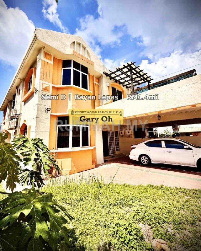 4-bedroom house in Bayan Lepas, Penang for sale - Double Storey Semi-D for Sale @ Taman Sri Bayan, Bayan Lepas | Freehold