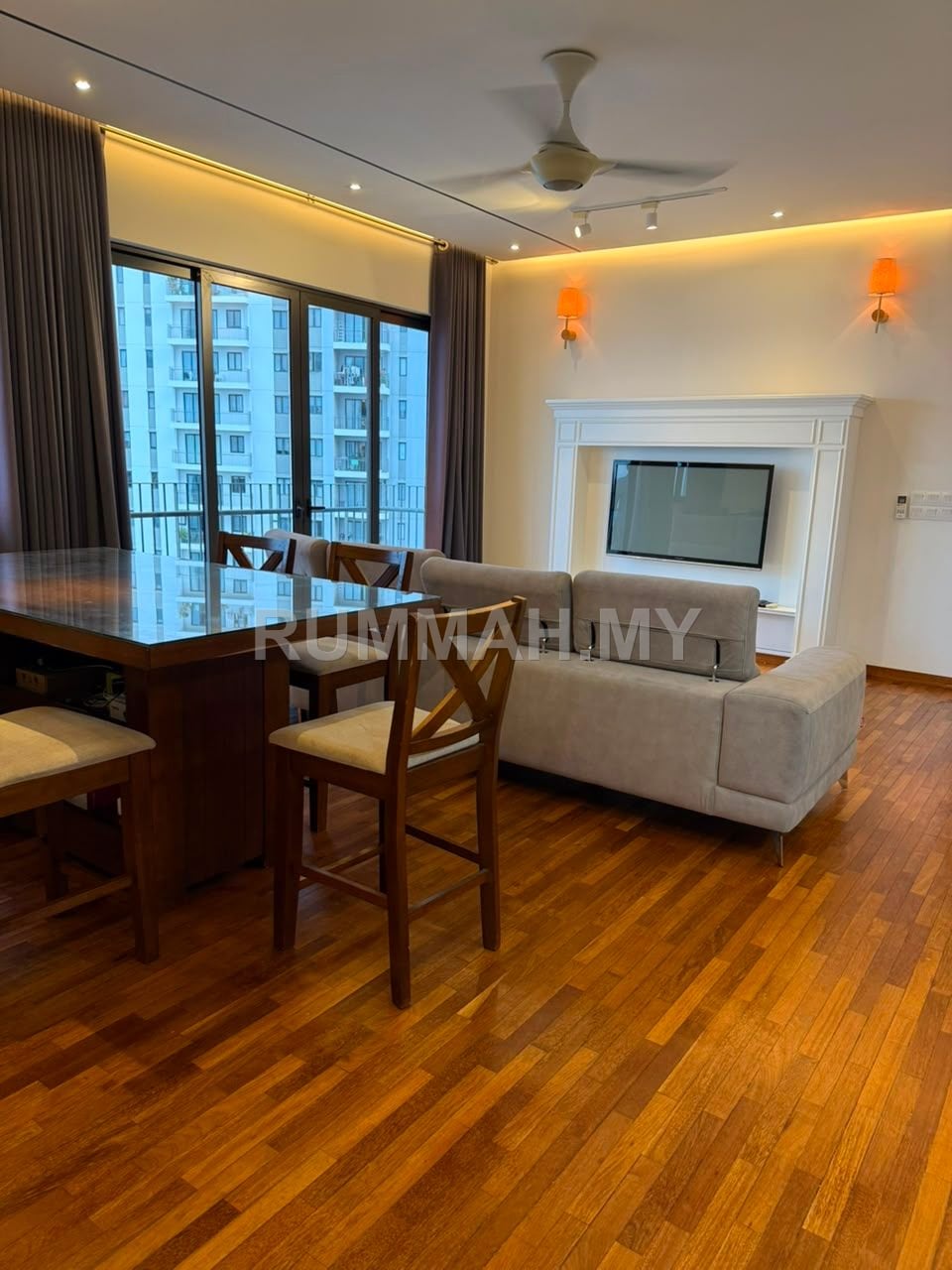 3-bedroom condo in Tanjung Tokong, Penang for rent - The Tamarind @ Tanjung Tokong For Rent