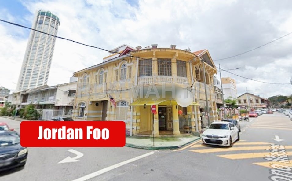 commercial in George Town, Penang for rent - 2 Storey Shophouse Georgetown Lorong Madras 4400sf Corner units