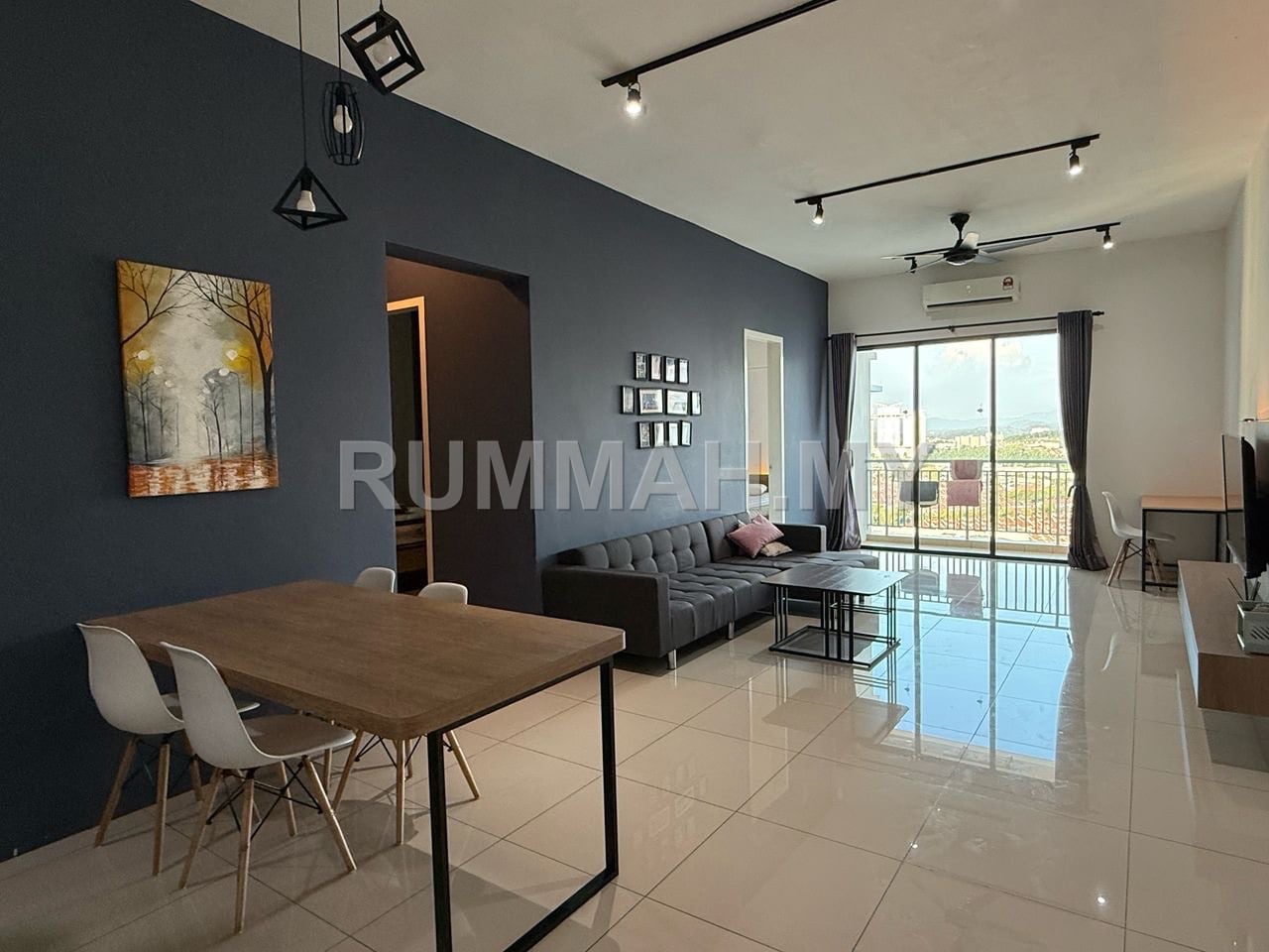3-bedroom condo in Alma, Penang for rent - Mahkota Impian Condo @ Alma,Bm /Opposite Aeon Jusco