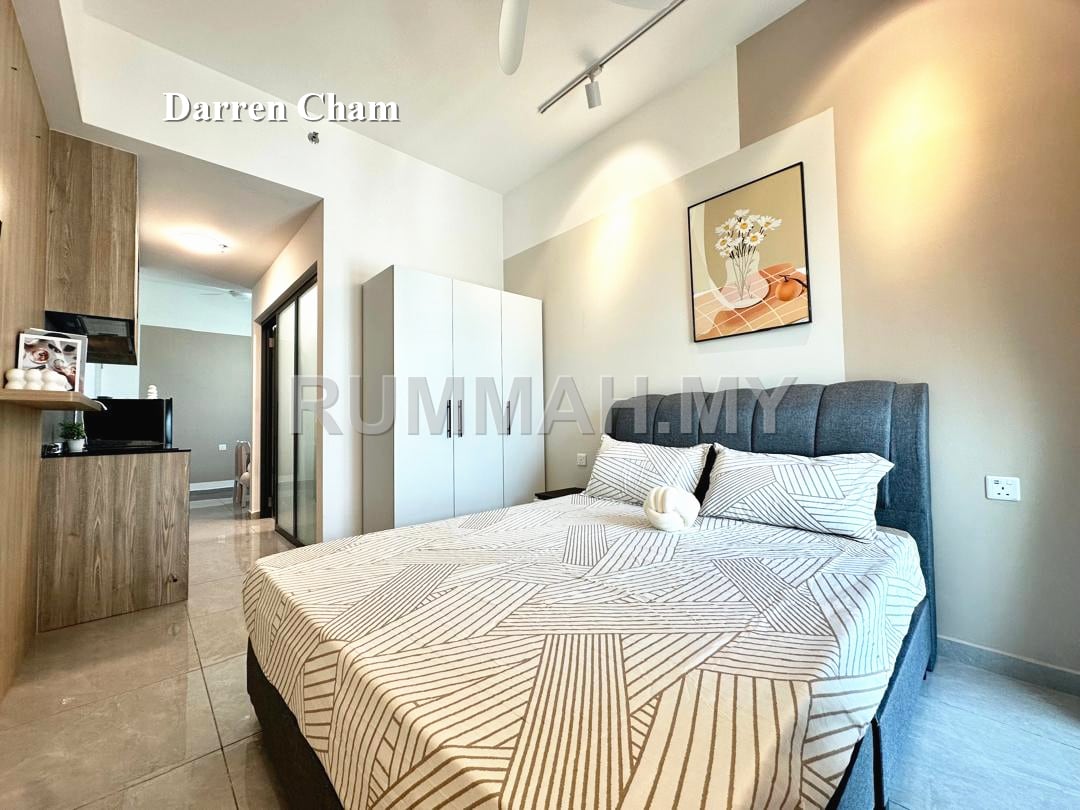 1-bedroom condo in Batu Kawan, Penang for rent - Studio for Rent @ Savana @ Utropolis, Batu Kawan | Fully Furnished
