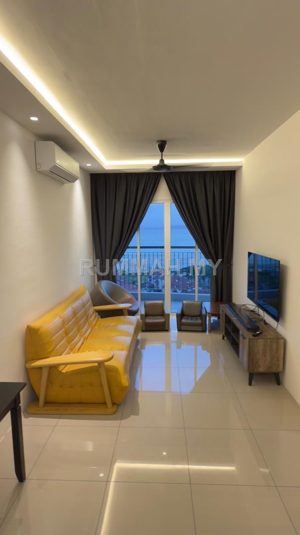 3-bedroom condo in Gelugor, Penang for rent - Zen 6, Gelugor | Seaview Near Egate Queensbay USM 