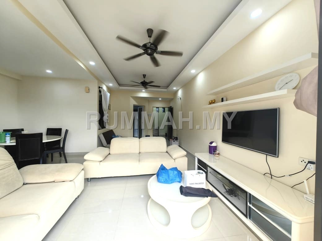 3-bedroom condo in Gelugor, Penang for rent - Palm Palladium/Gelugor/1100 Sqft/Fully Furnished/1 Car Park