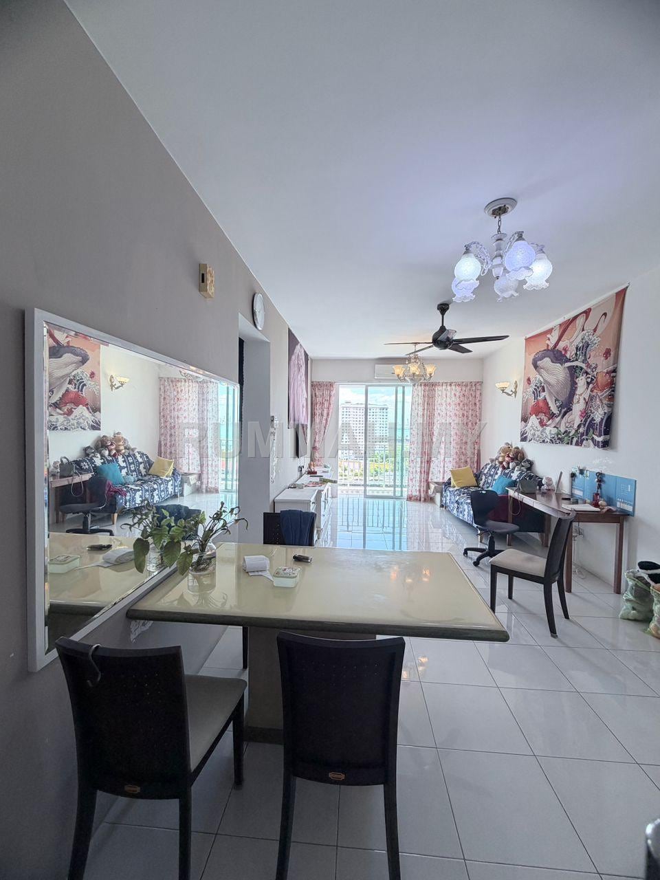 3-bedroom condo in Jelutong, Penang for rent - Summer Place Condominium for Rent @ Jelutong