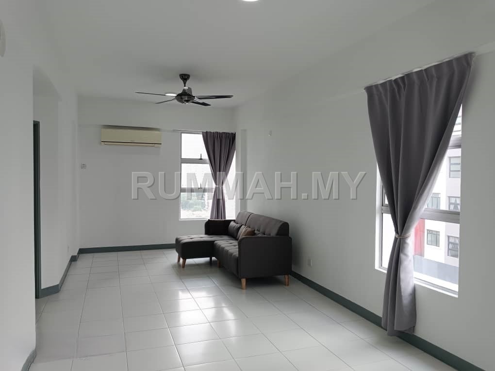 3-bedroom condo in Puchong, Selangor for rent - Calisa Residence Rent, Partly Furnished 3 Rooms, Taman Mas Puchong
