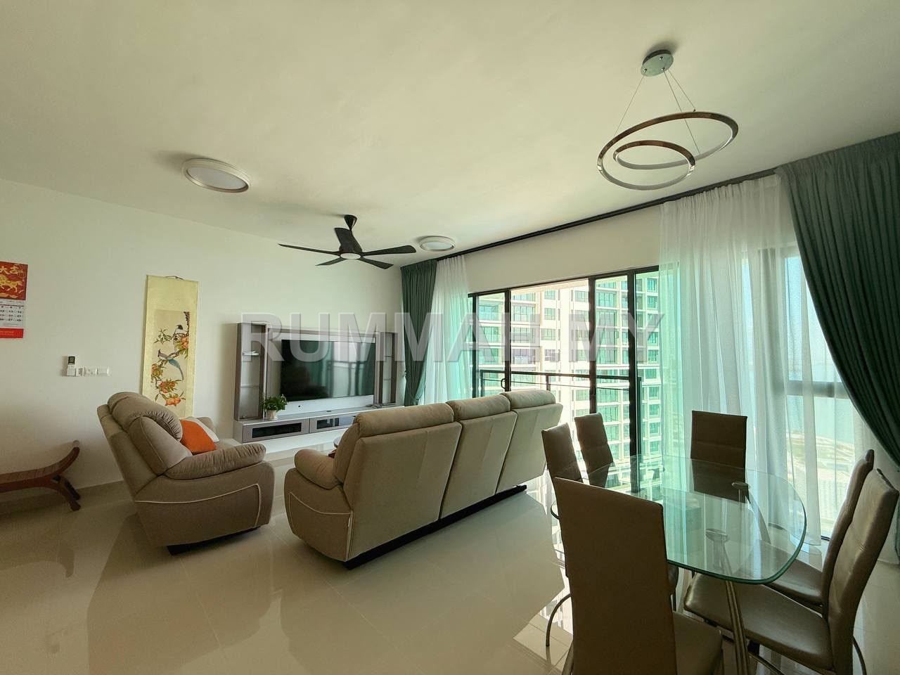 2-bedroom condo in Gelugor, Penang for rent - [Seaview] Mezzo, Gelugor | Fully Furnished