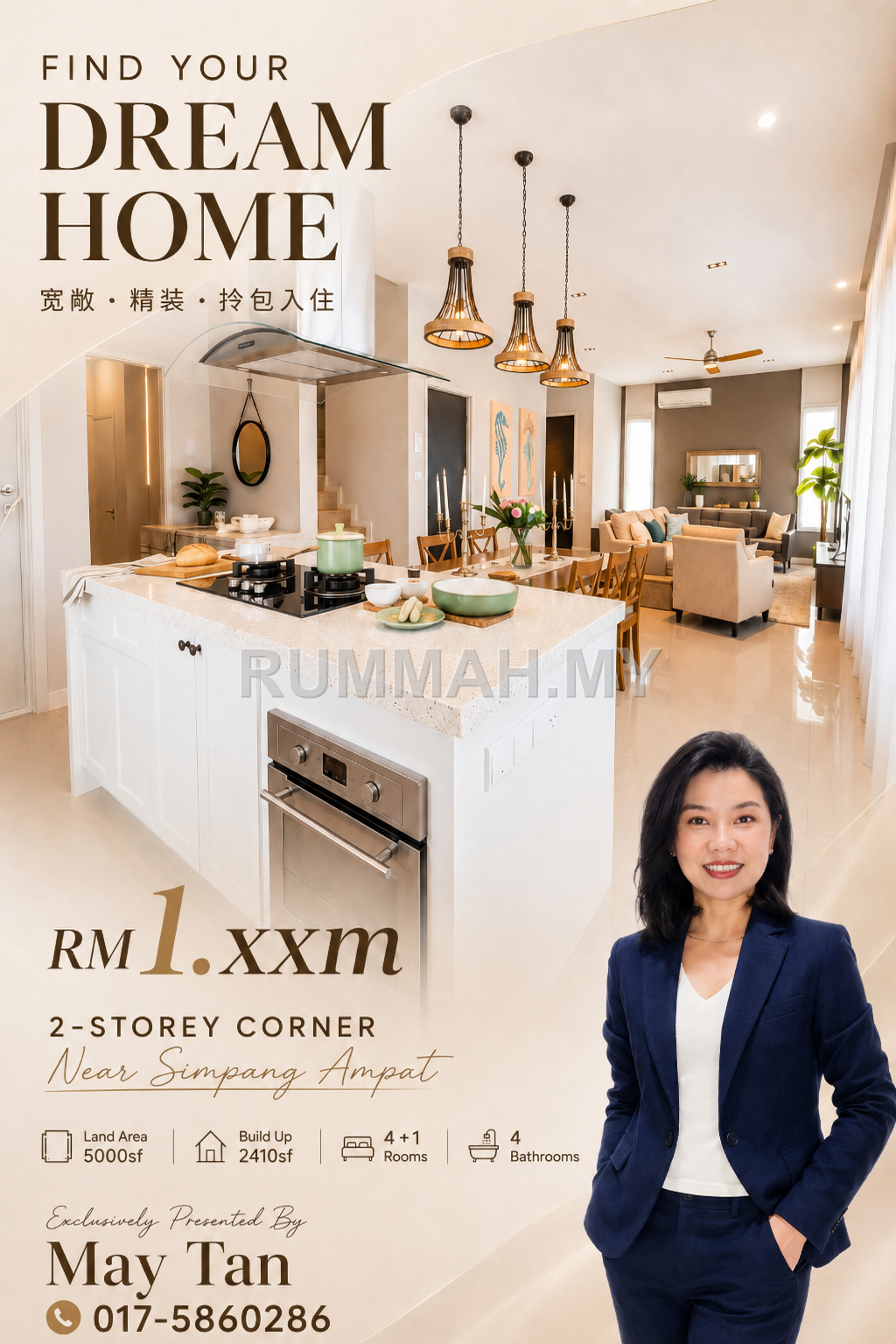 5-bedroom house in Simpang Ampat, Penang for sale - Semi-D House for Sale @ Nibong Tebal, Nibong Tebal | Fully Furnished