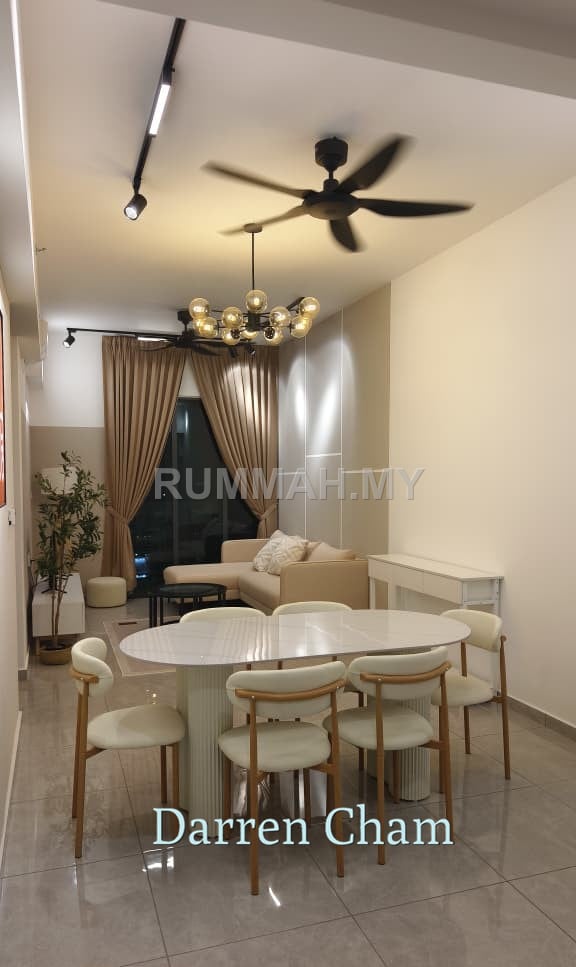 3-bedroom condo in Batu Kawan, Penang for rent - Service Residence for Rent @ Savana @ Utropolis, Batu Kawan | Fully Furnished