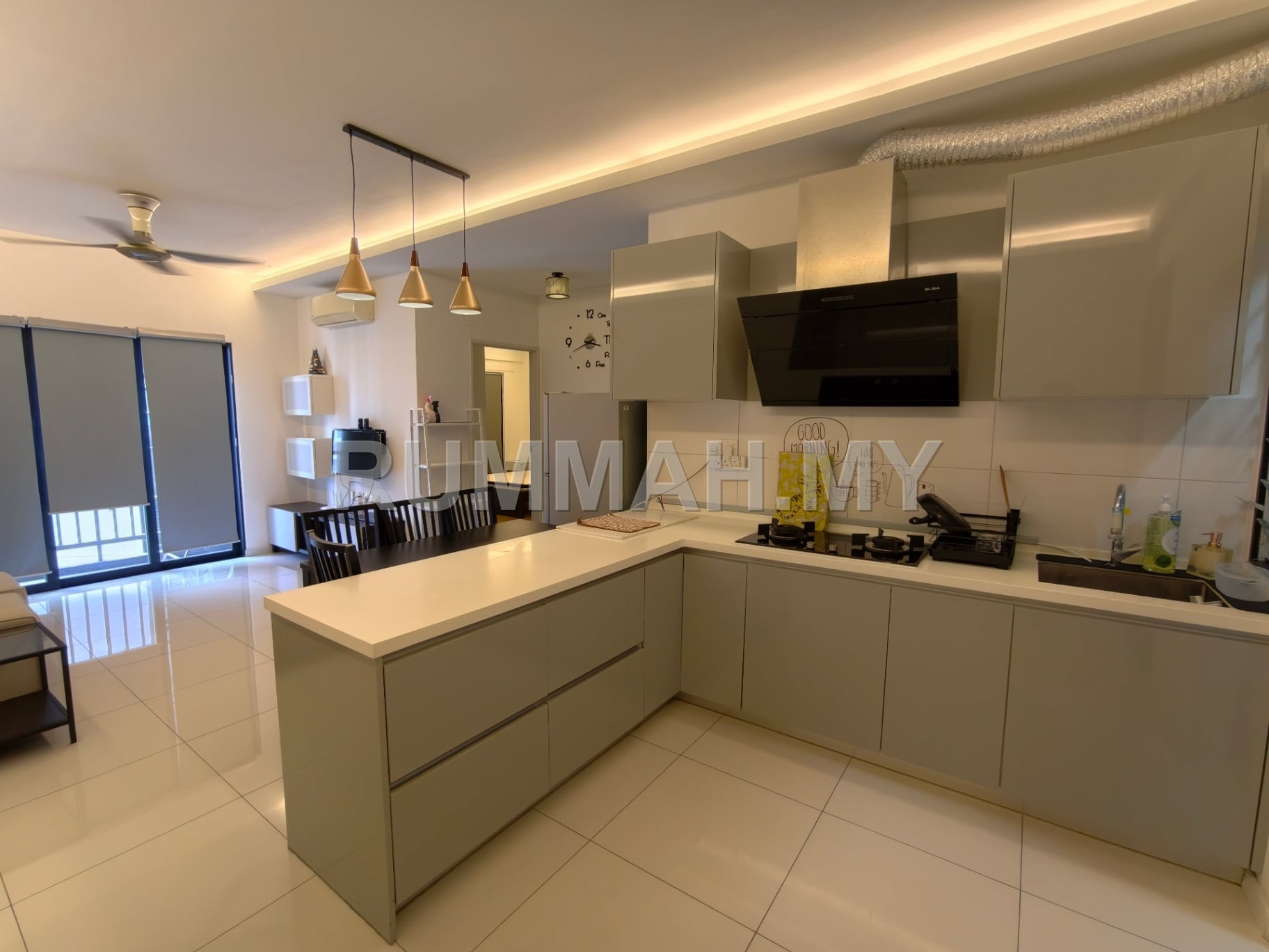 3-bedroom condo in Tanjung Tokong, Penang for rent -  Tri Pinnacle, Tanjung Tokong | Fully Furnished