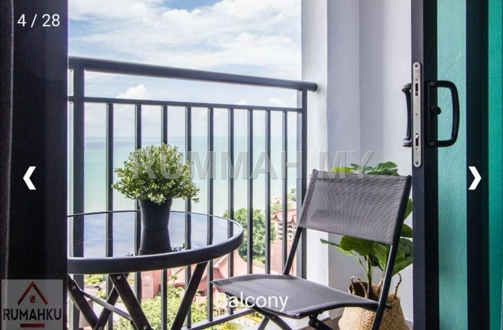 3-bedroom condo in Batu Ferringhi, Penang for rent - Iconic Vue, Batu Ferringhi | Seaview