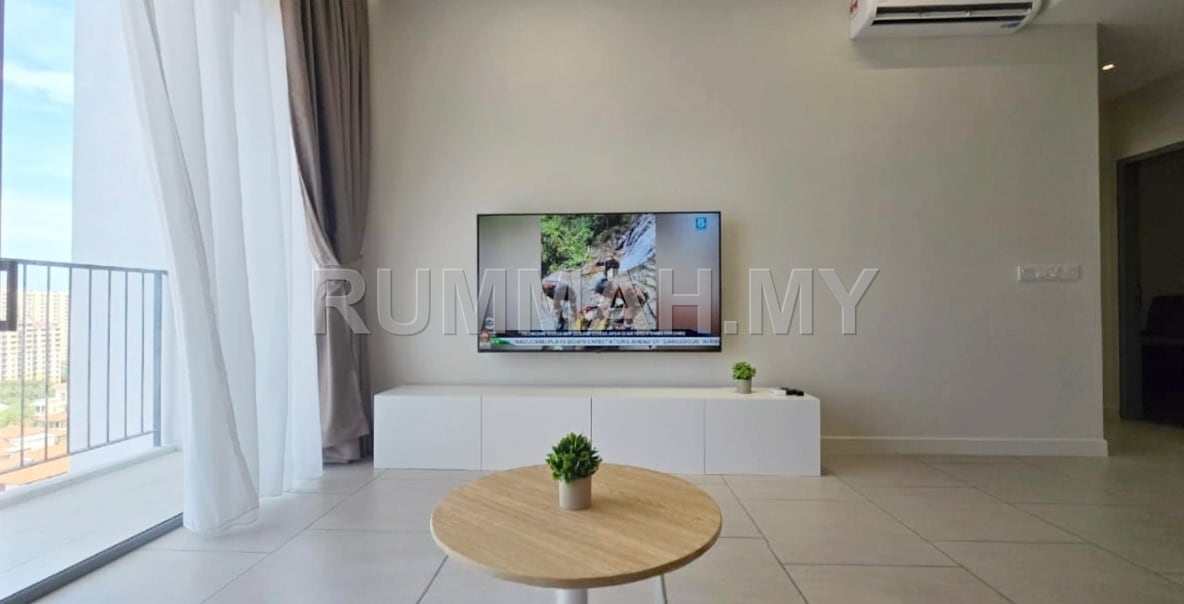 3-bedroom condo in Gelugor, Penang for rent - Triuni Residence, Gelugor | Fully Furnished