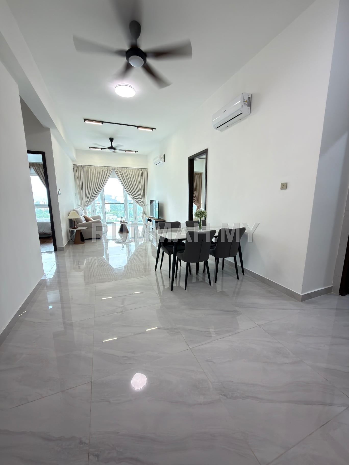 3-bedroom condo in Pulau Tikus, Penang for rent - Codrington Residence Pulau Tikus Georgetown hospital move in condition