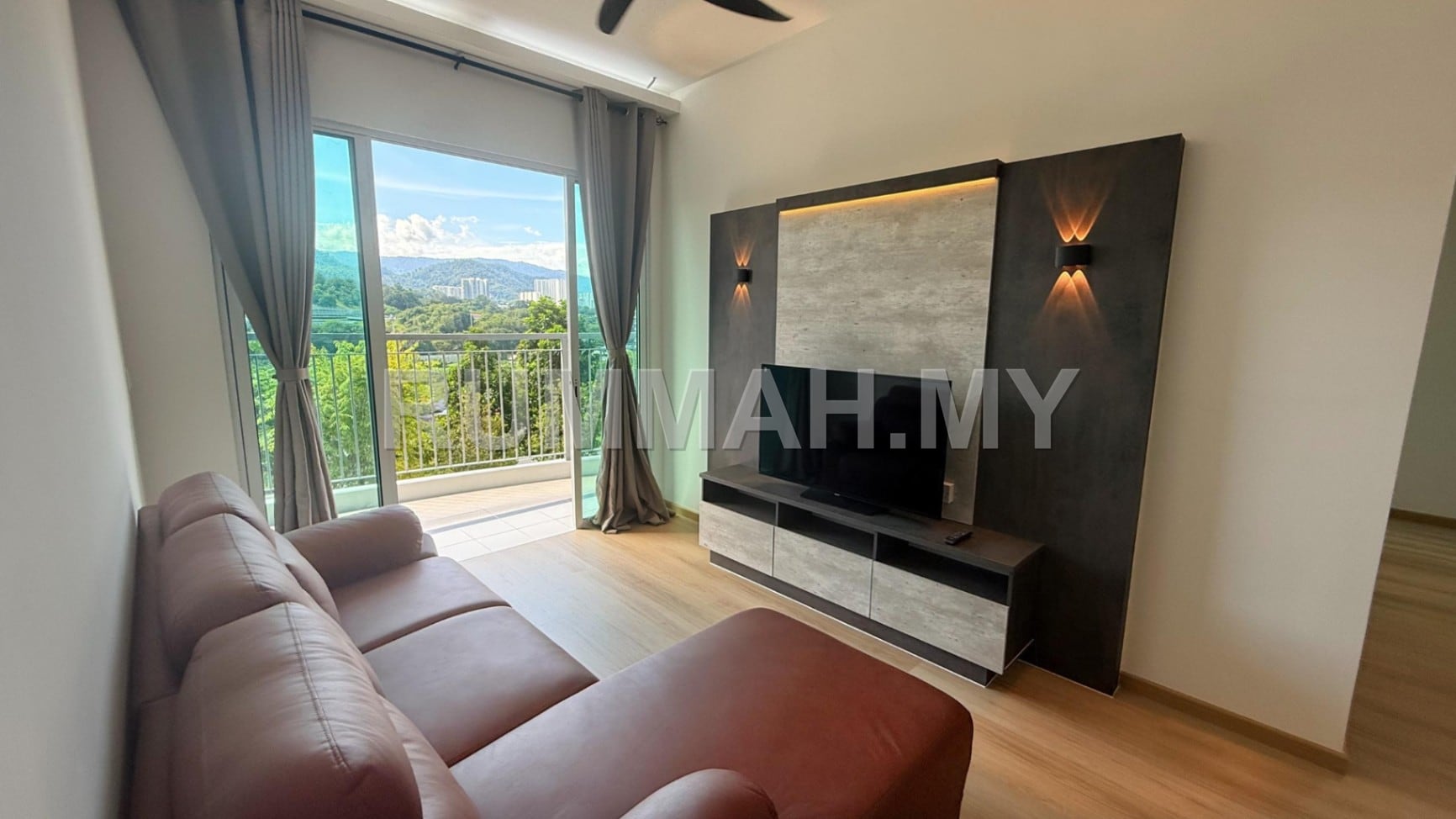 3-bedroom condo in Gelugor, Penang for rent -  Zen 6, Gelugor | City View