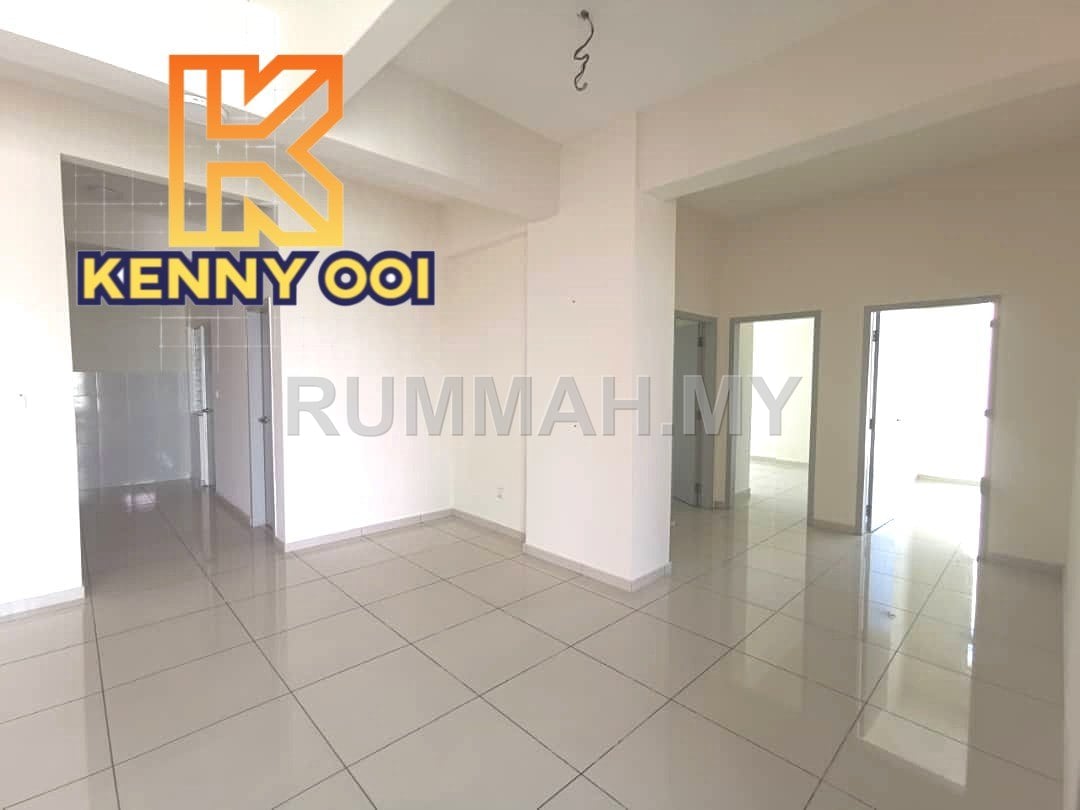 3-bedroom condo in Jelutong, Penang for sale - Straits Garden Condo 1345 sq.ft Car Park Jelutong
