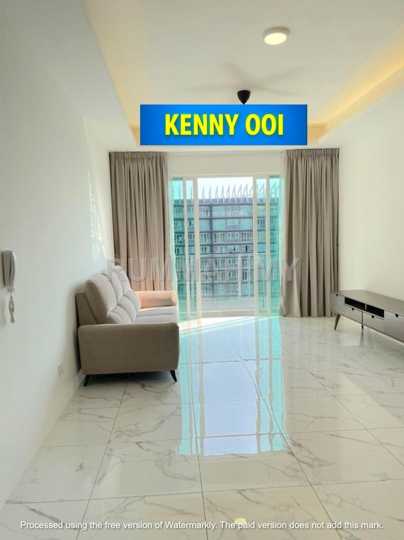 3-bedroom condo in Bayan Lepas, Penang for rent - Quaywest 1246 sqft Fully Furnished Queenbay Mall