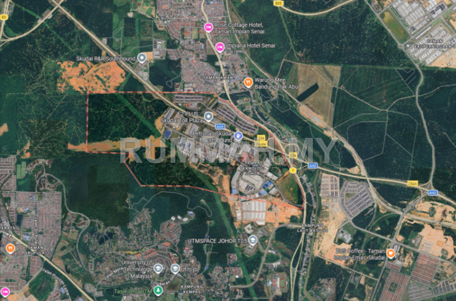 Industrial Land for Sale @ Taman Teknologi Johor, Johor | RM 85 psqf | 4 acres