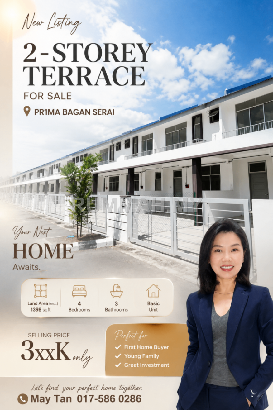 2-Storey for Sale @ pr1ma bagan serai, Bagan Serai | Freehold